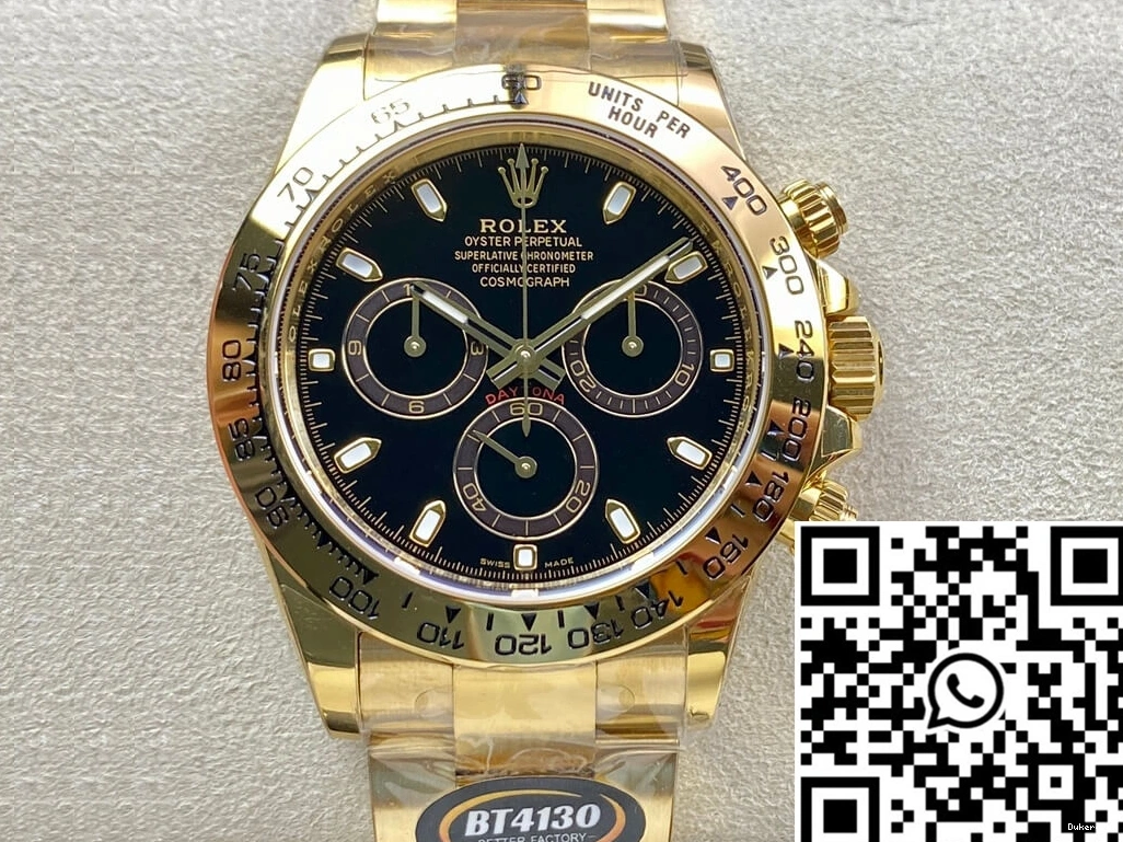Dial Reliable Black M116508-0004 BT Rolex 1152 Daytona Factory 0812